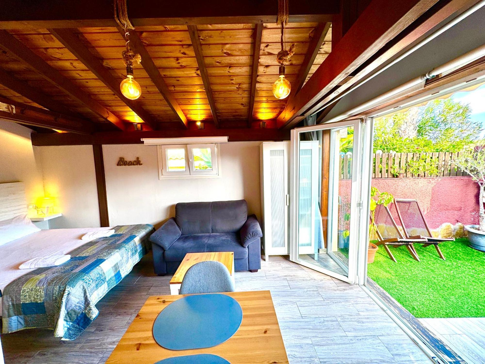 3 Casita-Estudio Con Jardin En La Playa Puerto Marino ภายนอก รูปภาพ